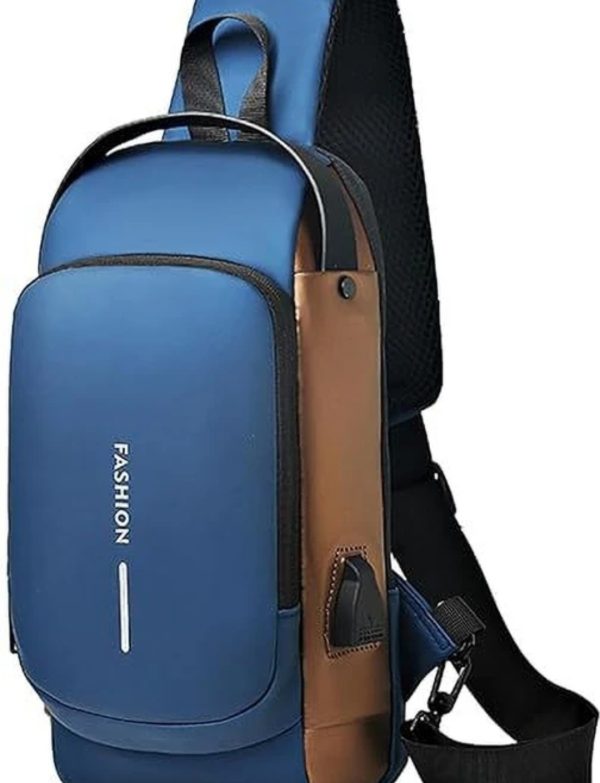 Shoulder Bag Sling Bag USB Charging Sport Shoulder Bag High Capacity Waterproof