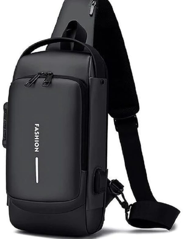 Shoulder Bag Sling Bag USB Charging Sport Shoulder Bag High Capacity Waterproof